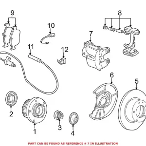Best Seller Genuine BMW 34111165559 - Disc Brake Caliper (Front Left)