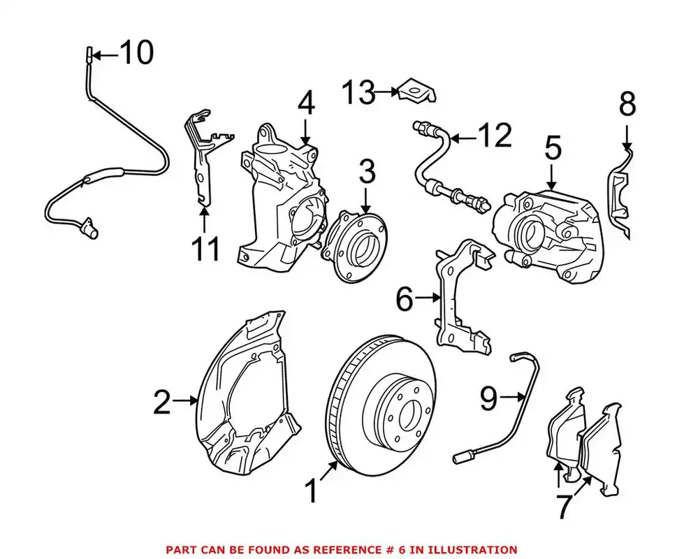 Limited Time Genuine BMW 34116753671 - Disc Brake Caliper Bracket