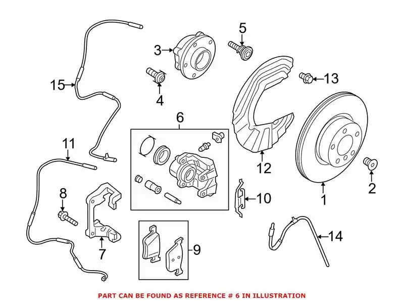 Cheap Genuine BMW 34106790922 - Disc Brake Caliper (Front Right)