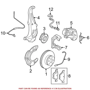Warranty Included Genuine BMW 34116786818 - Disc Brake Caliper (Front Right)