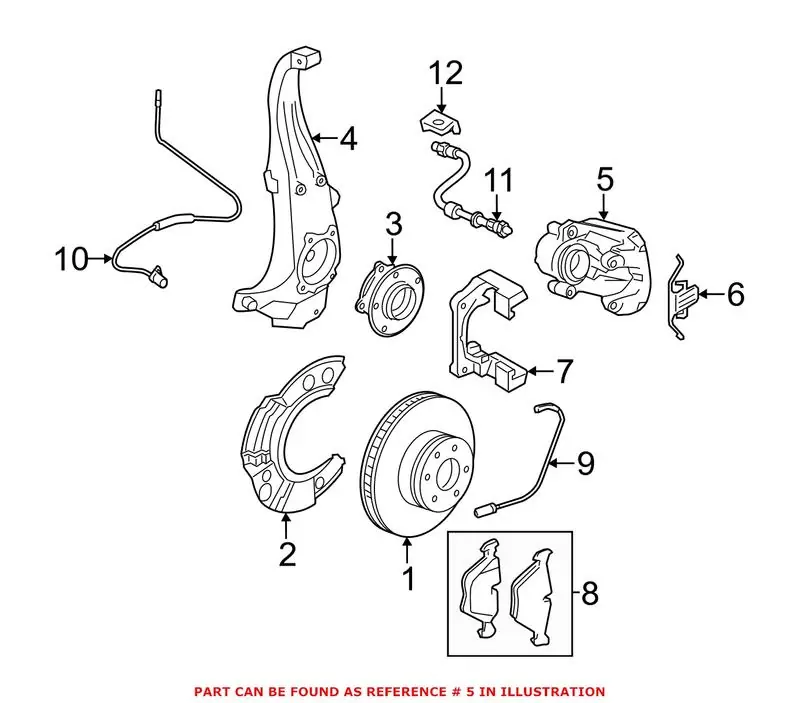 Genuine BMW 34116791919 - Disc Brake Caliper (Front Left) Grab Now