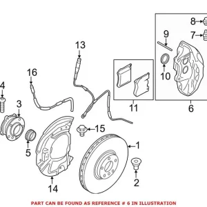 Affordable Genuine BMW 34117852968 - Disc Brake Caliper (Front Right)
