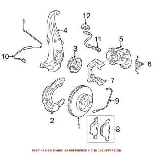 Best Seller Genuine BMW 34116796486 - Disc Brake Caliper Bracket (Front)
