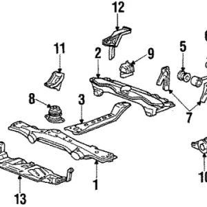 Deal Genuine Honda 50827-SF0-000Bracket, RR. Engine Mounting