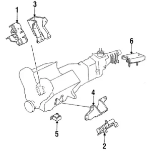 Buy Today Genuine Honda 8-97088-677-0Foot, R. Engine