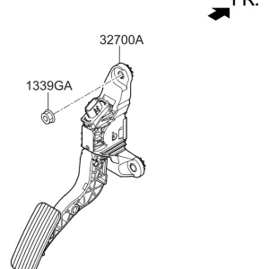 No Minimum Order Genuine Kia 32700F2100Pedal Assembly-Accelerator