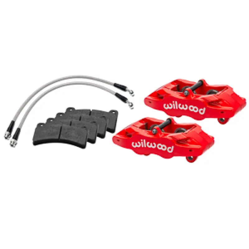 Wilwood 05-13 Corvette C6 Base Models DPC56 Rear Caliper Kit - Red Editor’s Pick