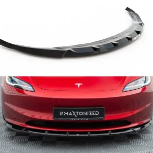 While Supplies Last MAXTON DESIGN FRONT SPLITTER V.2 TESLA MODEL 3 PROJECT HIGHLAND (FACELIFT)