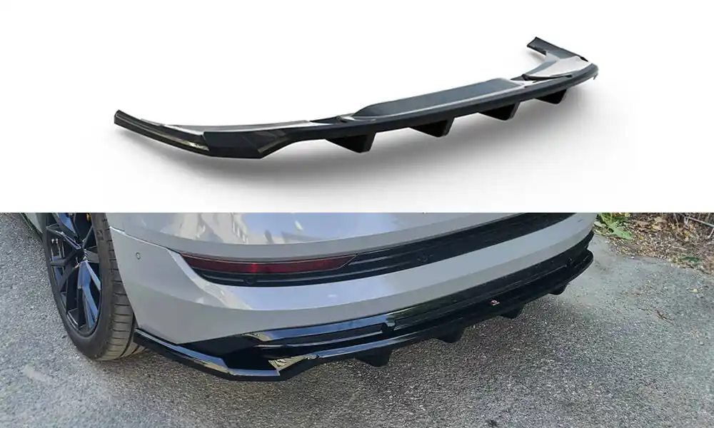 Weekend Sale MAXTON DESIGN Rear Splitter (with vertical bars) Audi e-Tron S-Line