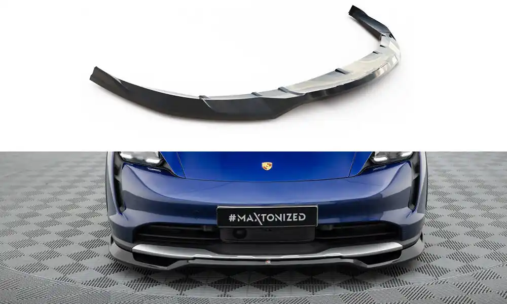 MAXTON DESIGN Front Splitter Porsche Taycan Cross Turismo 4S Super Sale