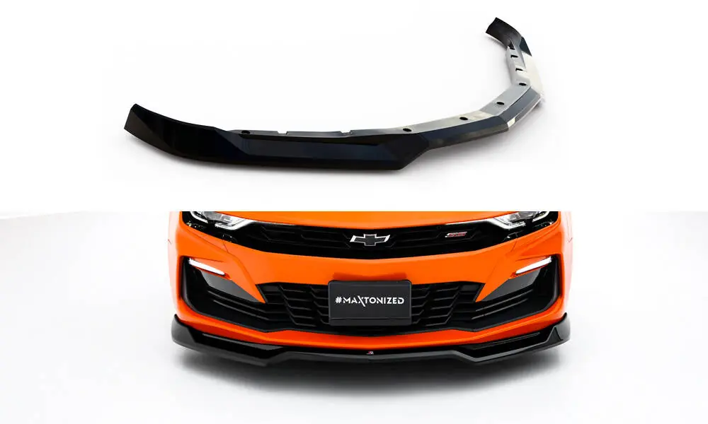 MAXTON DESIGN Front Splitter V.1 Chevrolet Camaro SS Mk6 Facelift Free Delivery