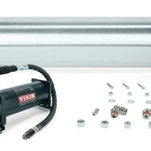 Air Lift Performance 24" FLO Tank w/ Viair 444c black Compressor, 1/4" & 3/8" fittings and tank mounting hardware Clearance