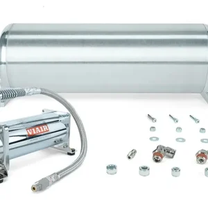 Air Lift Performance 18" FLO Tank w/ Viair 444c Compressor, 1/4" & 3/8" fittings and tank mounting hardware One Day Deal
