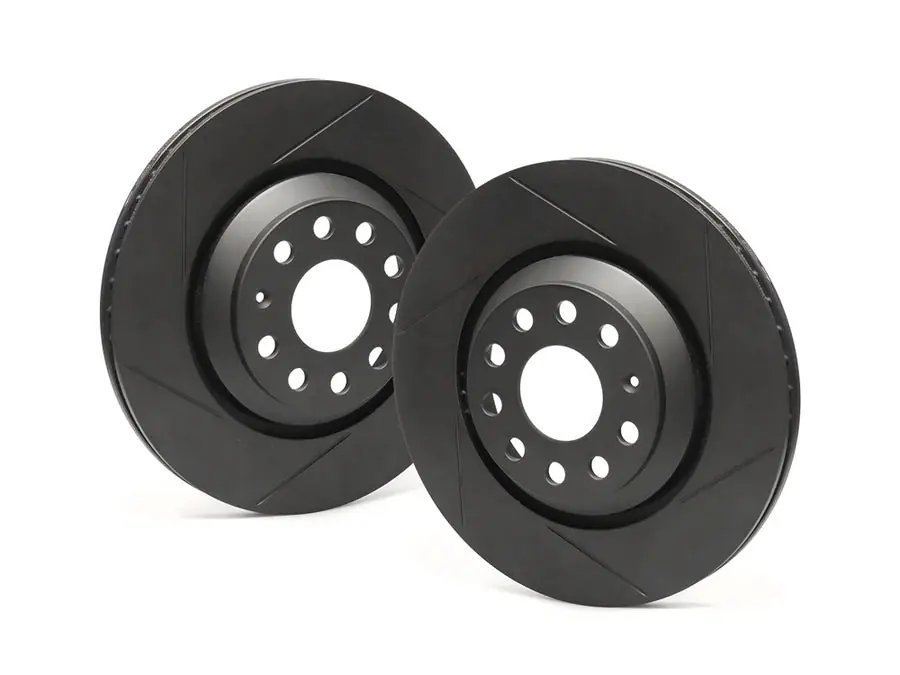 Genuine NEUSPEED 1-Piece Brake Rotors | Rear 310mm Slotted • PQ35/MQB