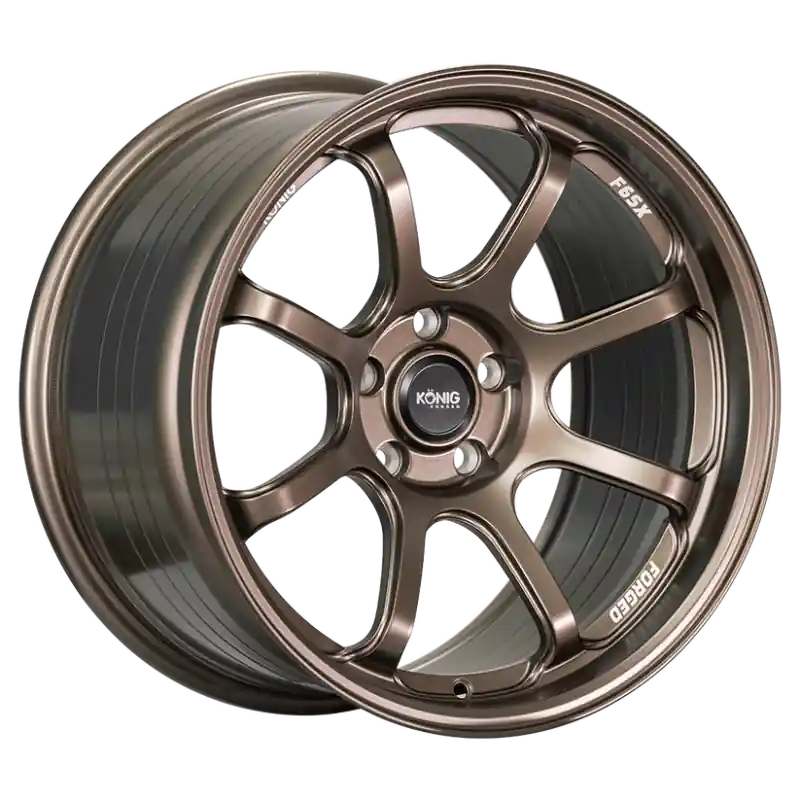 Brand New Konig Forged F6SX 18x9.5 5x120 ET44 Race Bronze Wheel (Knurled Bead)