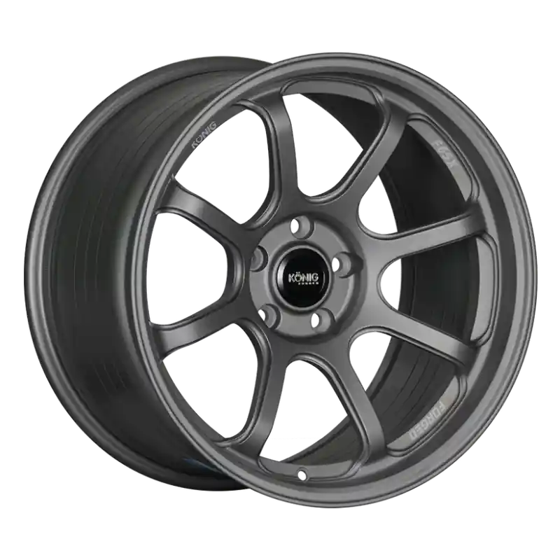 New Arrival Konig Forged F6SX 18x11 5x114.3 ET40 Satin Grey Wheel (Knurled Bead)