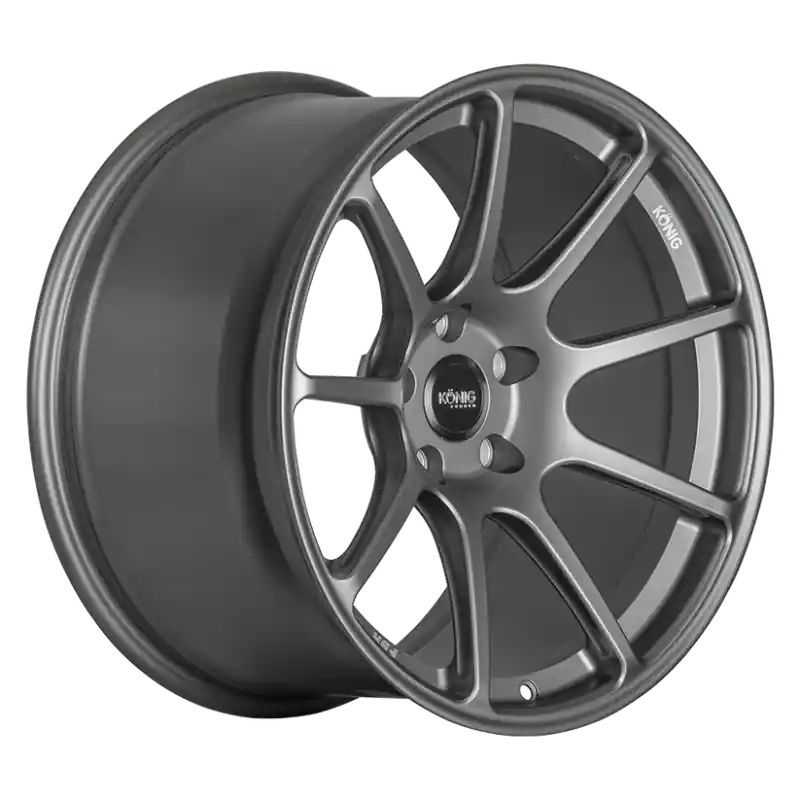 Best Choice Konig Forged F5R 18x9.5 5x120 ET35 Ash Silver Wheel (Knurled Bead)