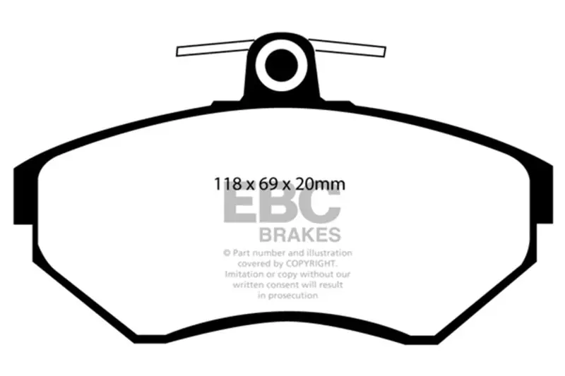 EBC 96-98 Volkswagen Passat 1.9 TD Ultimax2 Front Brake Pads Fast Shipping