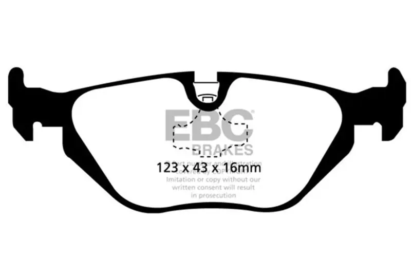 Latest EBC 96-98 BMW Z3 1.9 Ultimax2 Rear Brake Pads