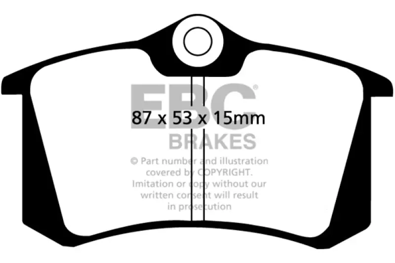 EBC 10-13 Audi A3 2.0 TD Ultimax2 Rear Brake Pads High Quality