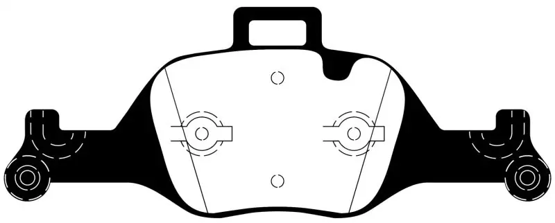 EBC 17+ BMW 530 2.0L Turbo (G30) Ultimax Front Brake Pads Flash Sale