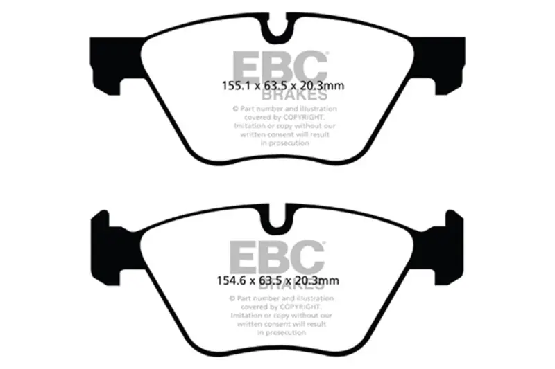 EBC 11+ BMW 528 2.0 Turbo (F10) Ultimax2 Front Brake Pads Cheap