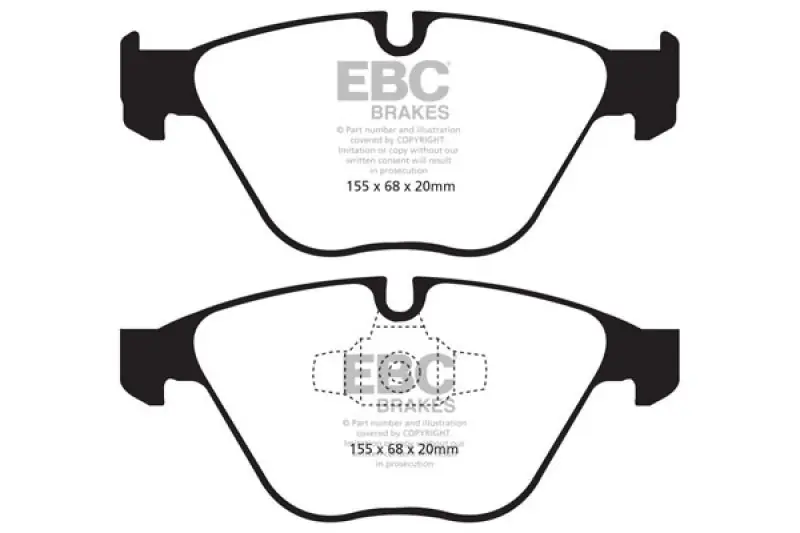Instant Buy EBC 13+ BMW X1 2.0 Turbo (28i) Ultimax2 Front Brake Pads