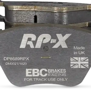 Worldwide Shipping EBC Racing 09-12 Porsche 911 (997) Carrera 2 3.6L (Cast Iron Rotor Only) RP-X Rear Brake Pads
