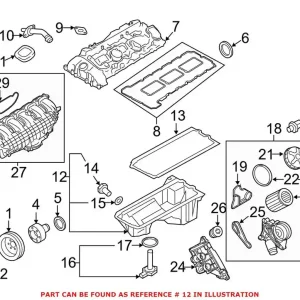 Weekend Sale Genuine BMW 11137586555 - Engine Oil Pan