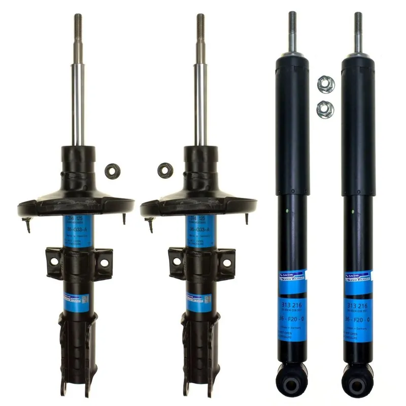 One Day Deal Sachs 4015448 - Suspension Strut and Shock Absorber Assembly Kit (Front and Rear)