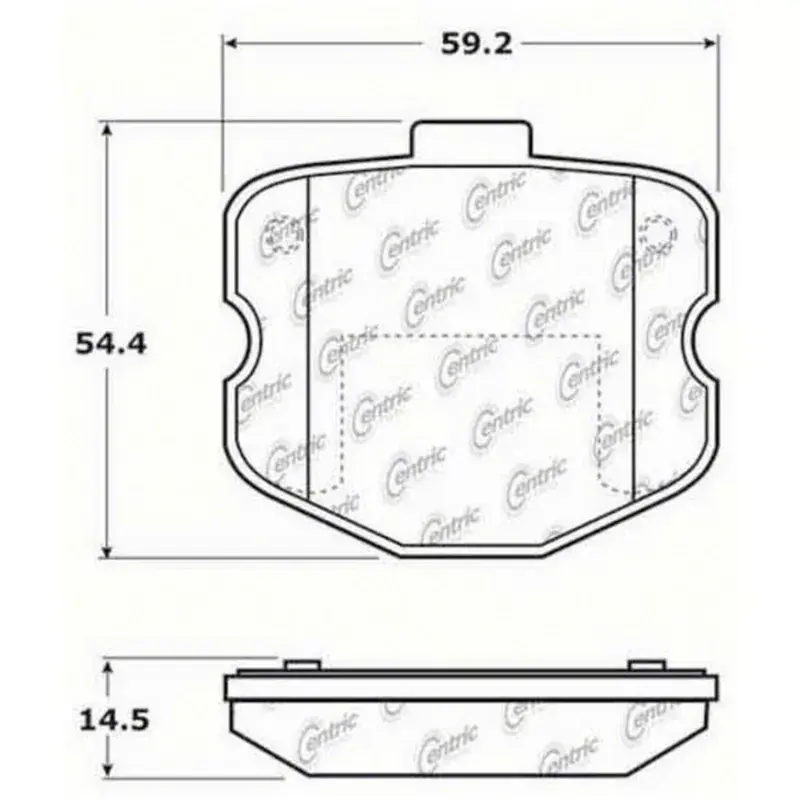 Affordable StopTech Throtl Street Touring 06-09 Chevrolet Corvette Z06 Front Brake Pads - 308.11850 308.11850