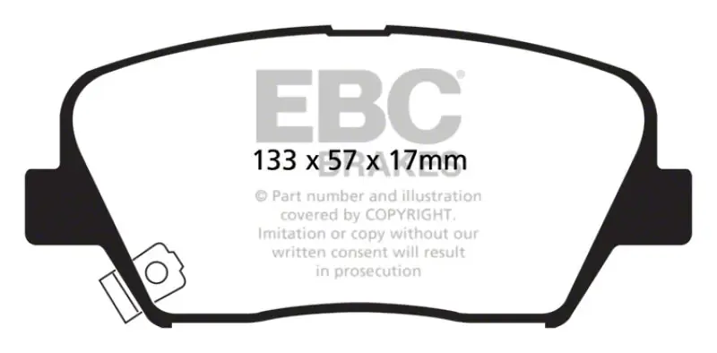 Affordable EBC Brakes Throtl Redstuff Brake Pad Sets Fronts Only - DP31863C DP31863C