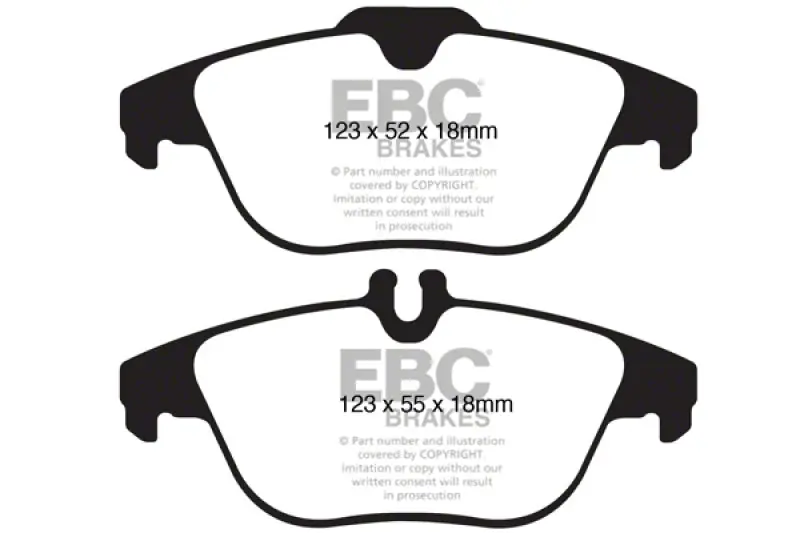 Sale EBC Brakes Throtl Ultimax2 Brake Pad Sets Rears Only - UD1341 UD1341
