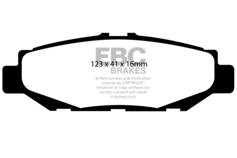 Best Seller EBC Brakes Throtl Greenstuff Brake Pad Sets Rears Only - DP2848 DP2848