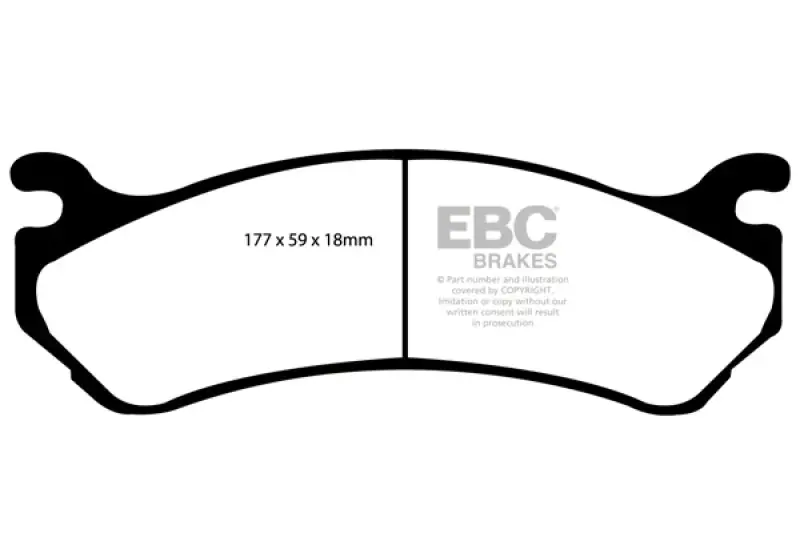 EBC Brakes Throtl Extra Duty Brake Pad Sets Front & Rear - ED91304 ED91304 Buy Online