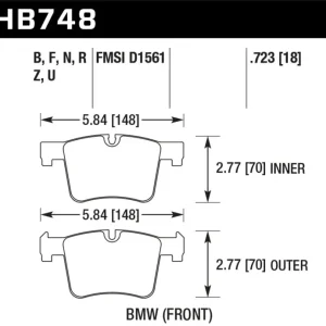 Genuine Hawk Performance Throtl 13-14 BMW 328i/328i xDrive / 2014 428i/428i xDrive HPS - HB748B.723 HB748B.723