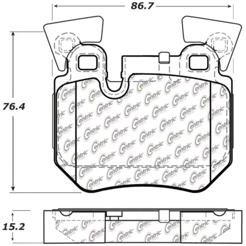 StopTech Throtl Street Touring 08-09 BMW 128i/135i Coupe Rear Brake Pads - 308.13720 308.13720 Brand New