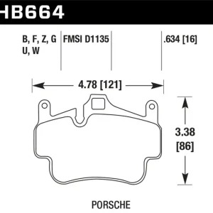 Hawk Performance Throtl 05-08 Porsche 911 Carrera / 08 Boxster / 07-08 - HB664G.634 HB664G.634 Buy Today