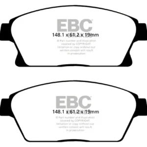 EBC Brakes Throtl Greenstuff Brake Pad Sets Fronts Only - DP22067 DP22067 Flash Sale