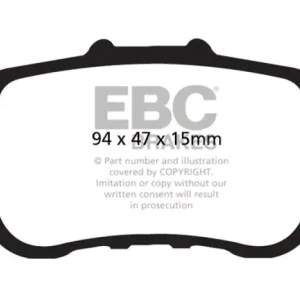 EBC Brakes Throtl Ultimax2 Brake Pad Sets Rears Only - Honda Accord UD1451 UD1451 Wholesale