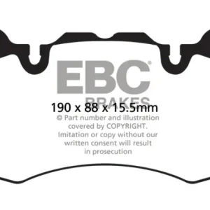 EBC Brakes Throtl Extra Duty Brake Pad Sets Fronts Only - ED92064 ED92064 Must Have