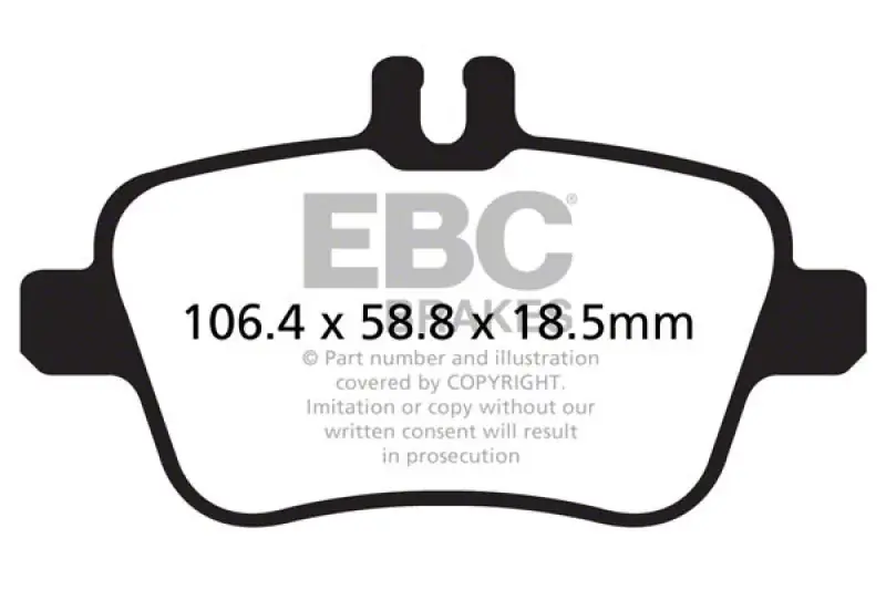 Free Shipping EBC Brakes Throtl Redstuff Brake Pad Sets Rears Only - DP32157C DP32157C
