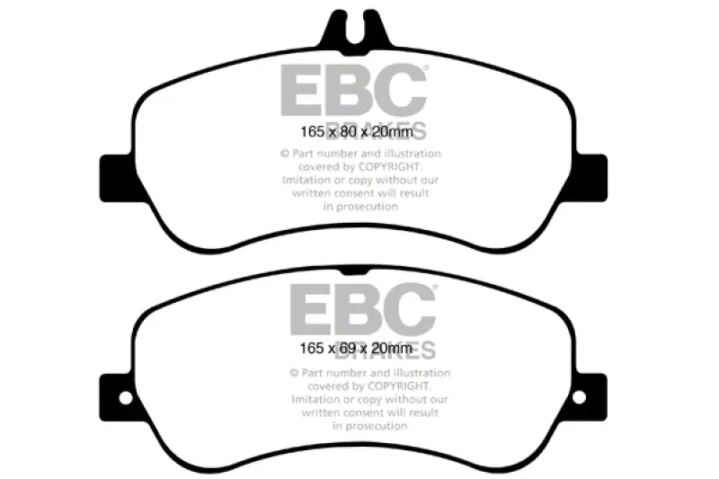 New Release EBC Brakes Throtl Redstuff Brake Pad Sets Fronts Only - DP32011C DP32011C