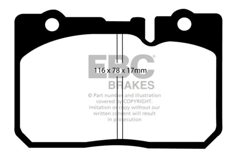 EBC Brakes Throtl Redstuff Brake Pad Sets Fronts Only - DP31154C DP31154C Don’t Miss Out