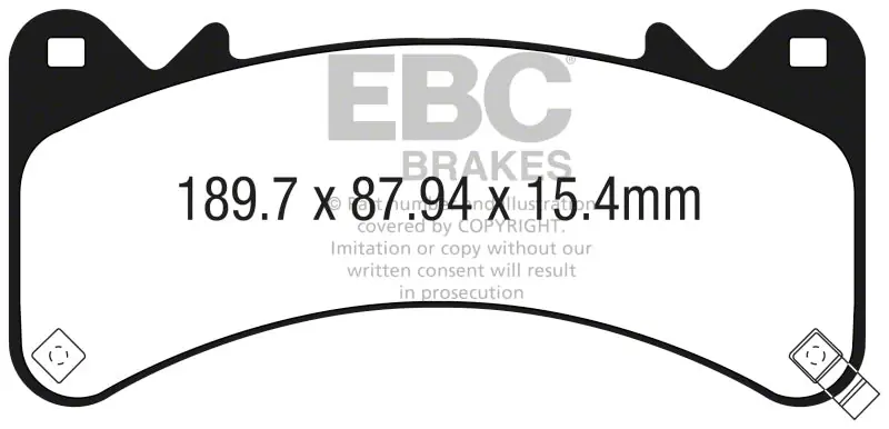 Buy Online EBC Brakes Throtl Greenstuff Brake Pad Sets Fronts Only - DP63067 DP63067