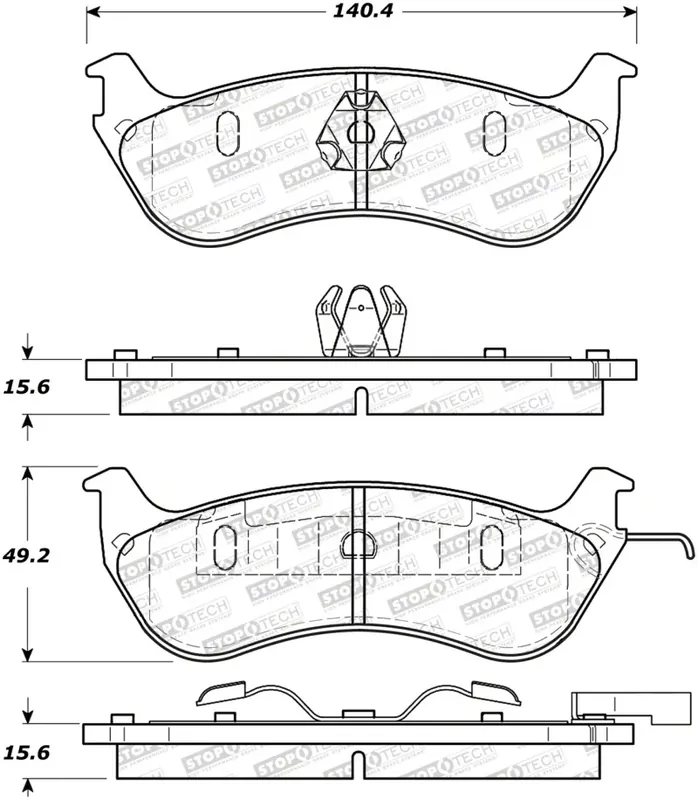 Fan Favorite StopTech Throtl Street Brake Pads - 308.06900 308.06900