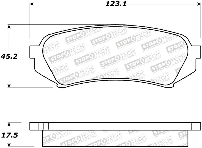 StopTech Throtl Street Brake Pads - 308.07730 308.07730 Brand New