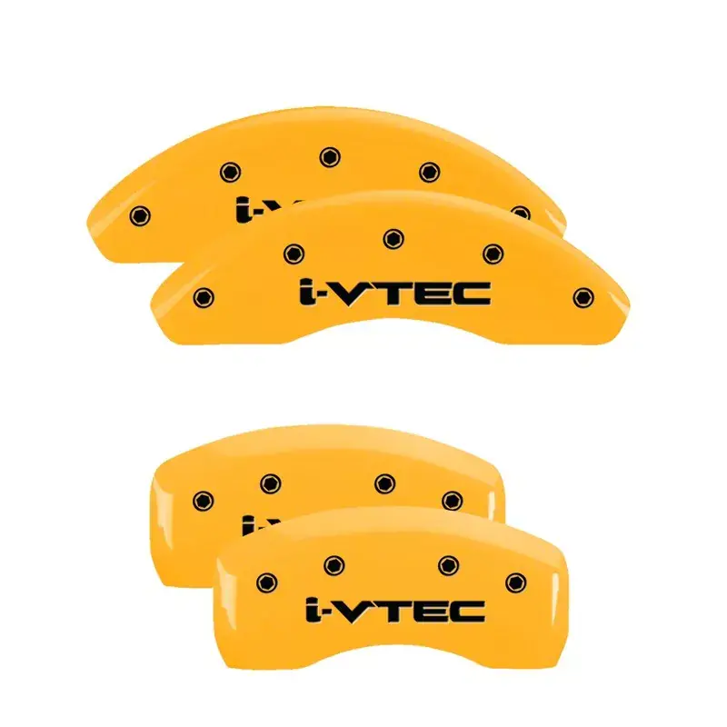 Wholesale MGP Throtl 4 Caliper Covers Engraved Front & Rear i-Vtec Yellow - 39012SIVTYL 39012SIVTYL