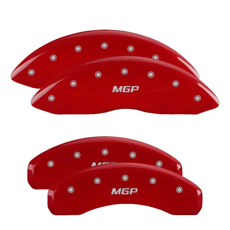 MGP Throtl 4 Caliper Covers Engraved Front & Rear Red - 14234SMGPRD 14234SMGPRD Viral