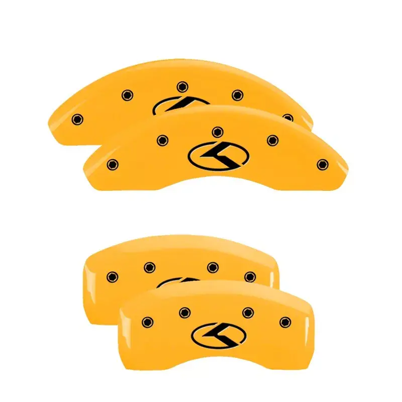 Original MGP Throtl 4 Caliper Covers Engraved Front & Rear Circle K/Kia - 21178SCRKYL 21178SCRKYL